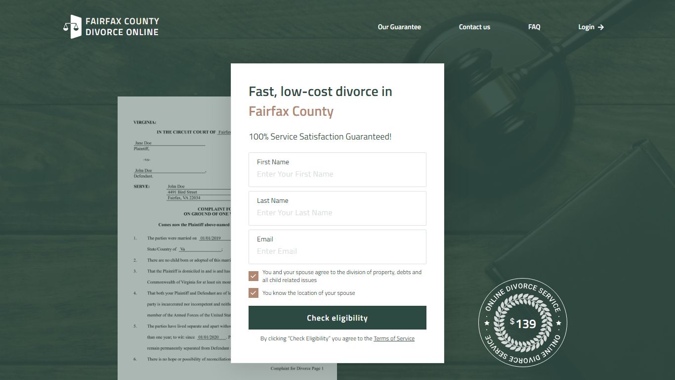 Fairfax County Divorce Online — File for Divorce in Virginia Without a ...